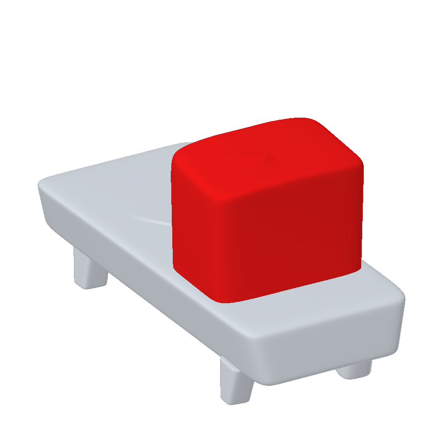 Pickup truck: input primitives colored by appearance-condition assignment.